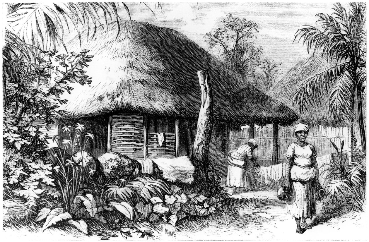 Habitation indigène, Saint-Domingue, 1873 - Unbekannt
