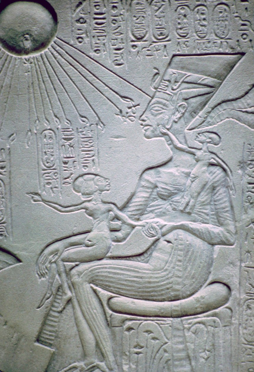 Néfertiti et deux de ses filles - Unbekannt