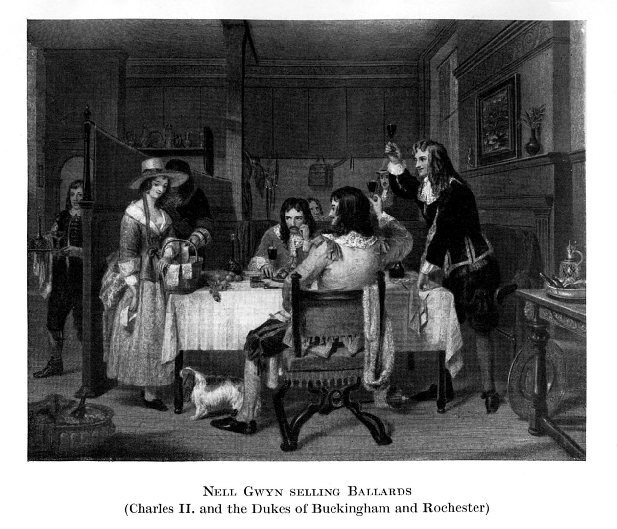 Nell Gwyn vendant des ballades, 19e siècle - Unbekannt