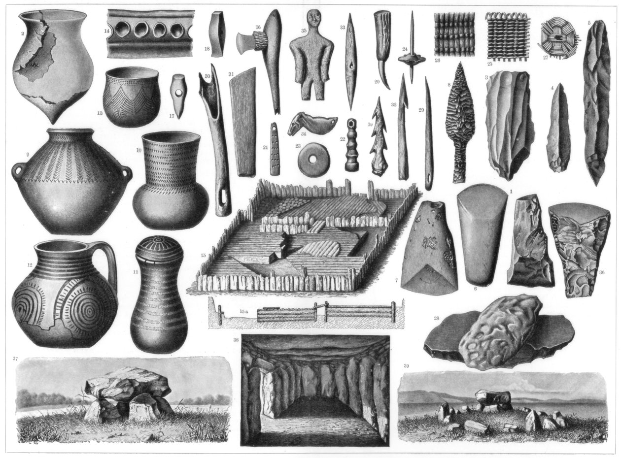 Antiquités néolithiques, 1901 - Unbekannt
