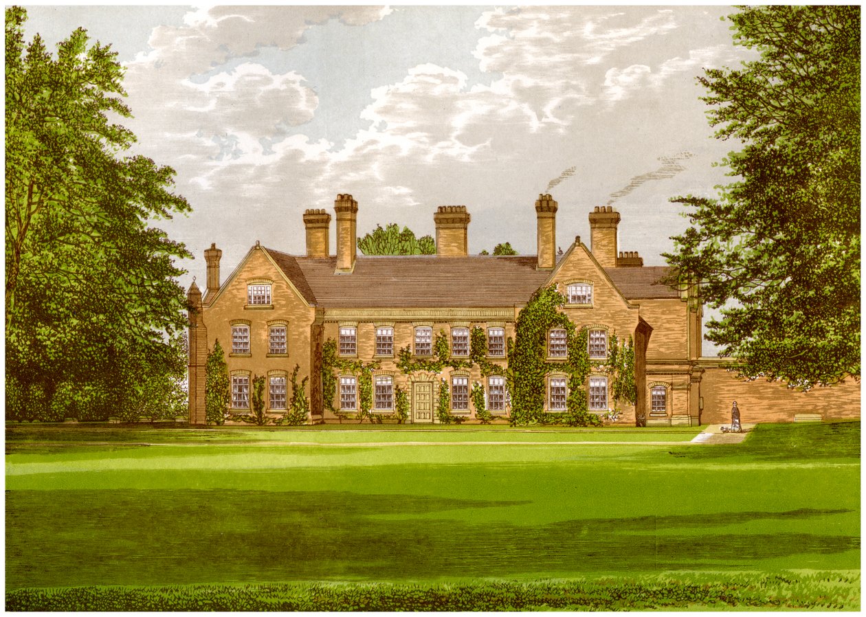 Nether Hall, Suffolk, maison de la famille Greene, vers 1880 - Unbekannt