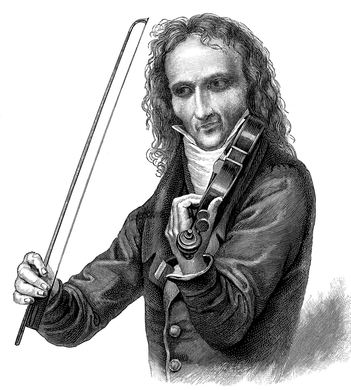 Niccolò Paganini, violoniste, altiste et compositeur italien, 1830s - Unbekannt