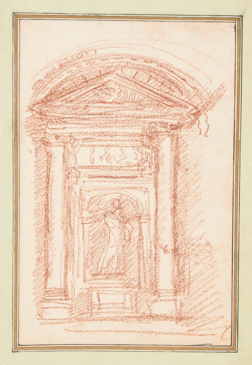 Niche avec Statue - Unbekannt