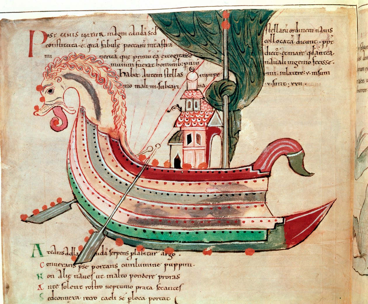 Navire viking à proue de dragon, 10e siècle - Unbekannt