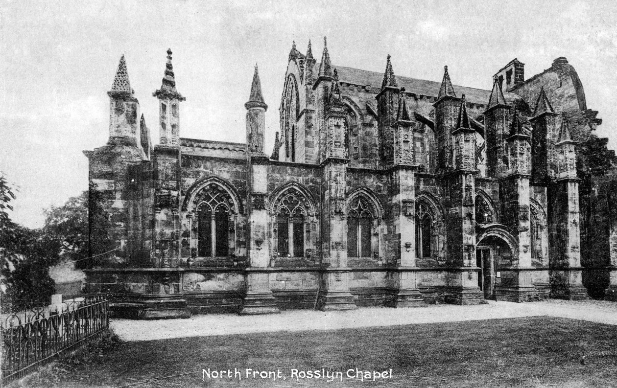 Façade nord, Chapelle de Rosslyn, Midlothian, Écosse, 20e siècle - Unbekannt