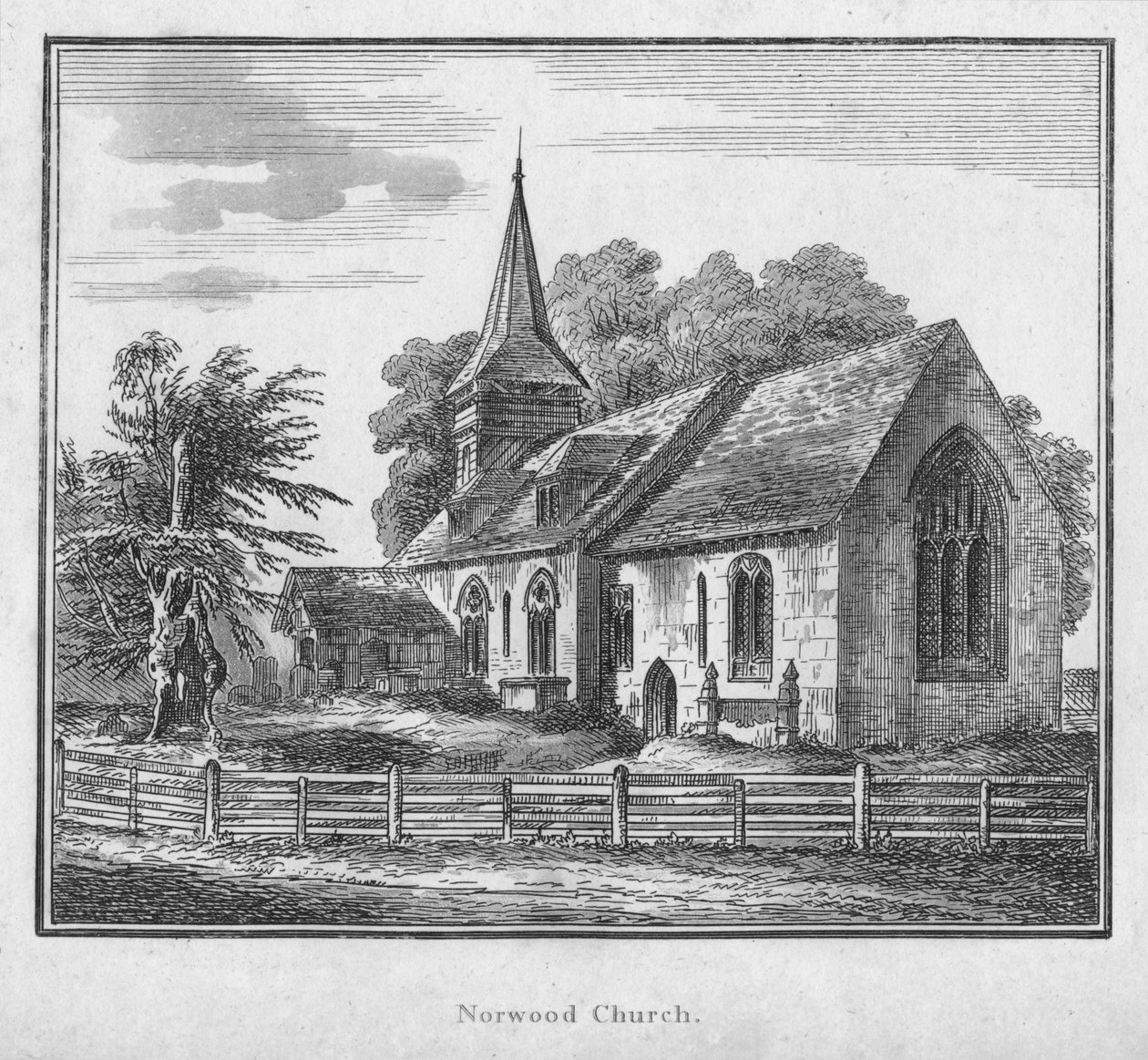 Église de Norwood, c1792 - Unbekannt