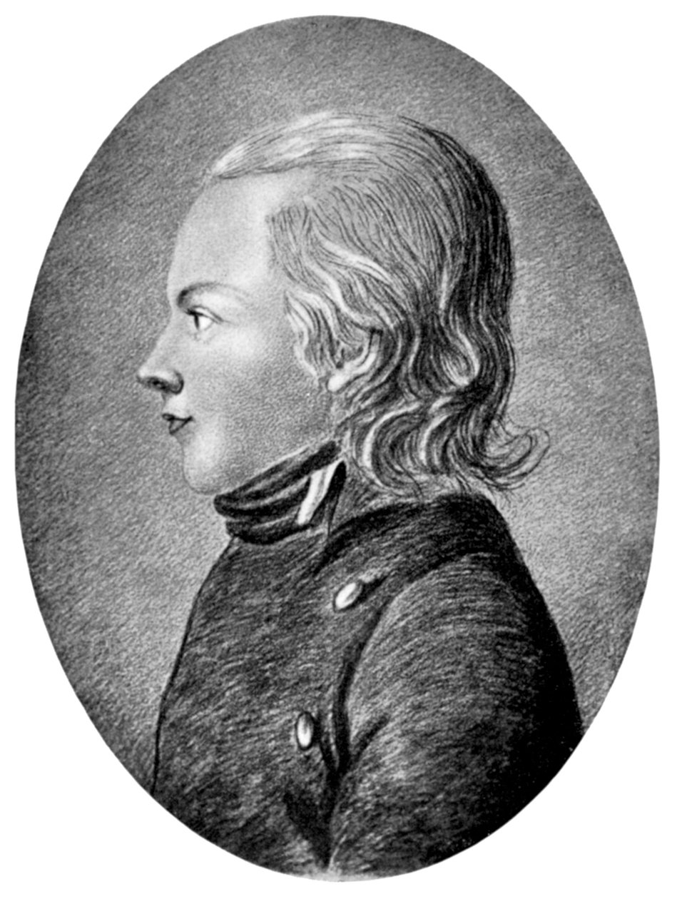 Novalis Friedrich von Hardenberg, poète et romancier romantique allemand, vers 1800 - Unbekannt