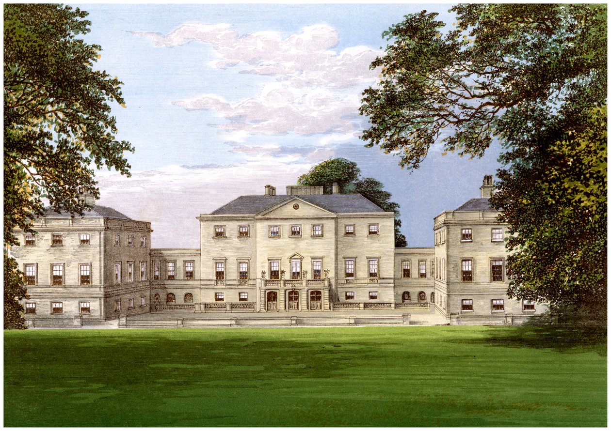 Parc de Nuneham, Oxfordshire, maison de la famille Harcourt, vers 1880 - Unbekannt