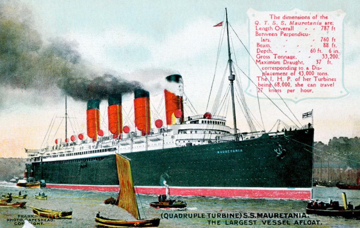Paquebot RMS Mauretania, 20ème siècle - Unbekannt