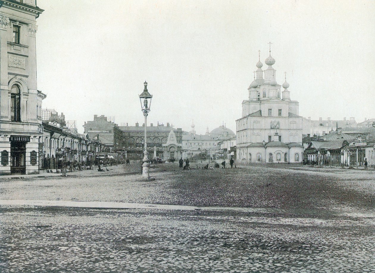 Okhotny Ryad, Moscou, Russie, 1880s - Unbekannt