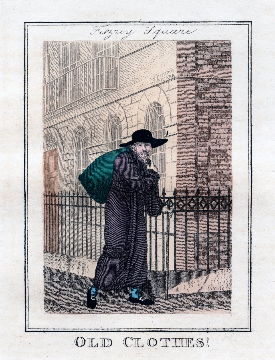 Vieux vêtements!, Fitzroy Square, Londres - Unbekannt