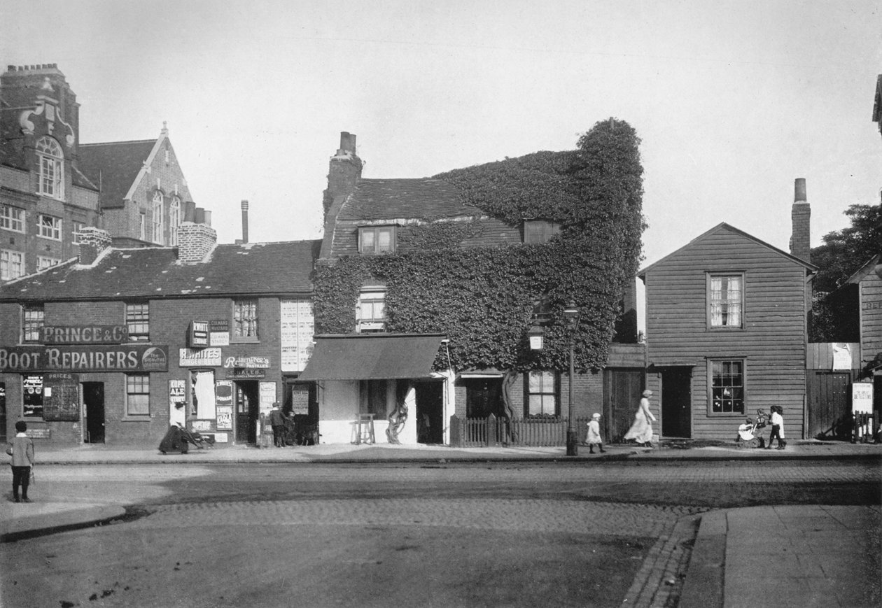 Vieilles maisons de Merton Road, Tooting, c. 1890, 1912 - Unbekannt