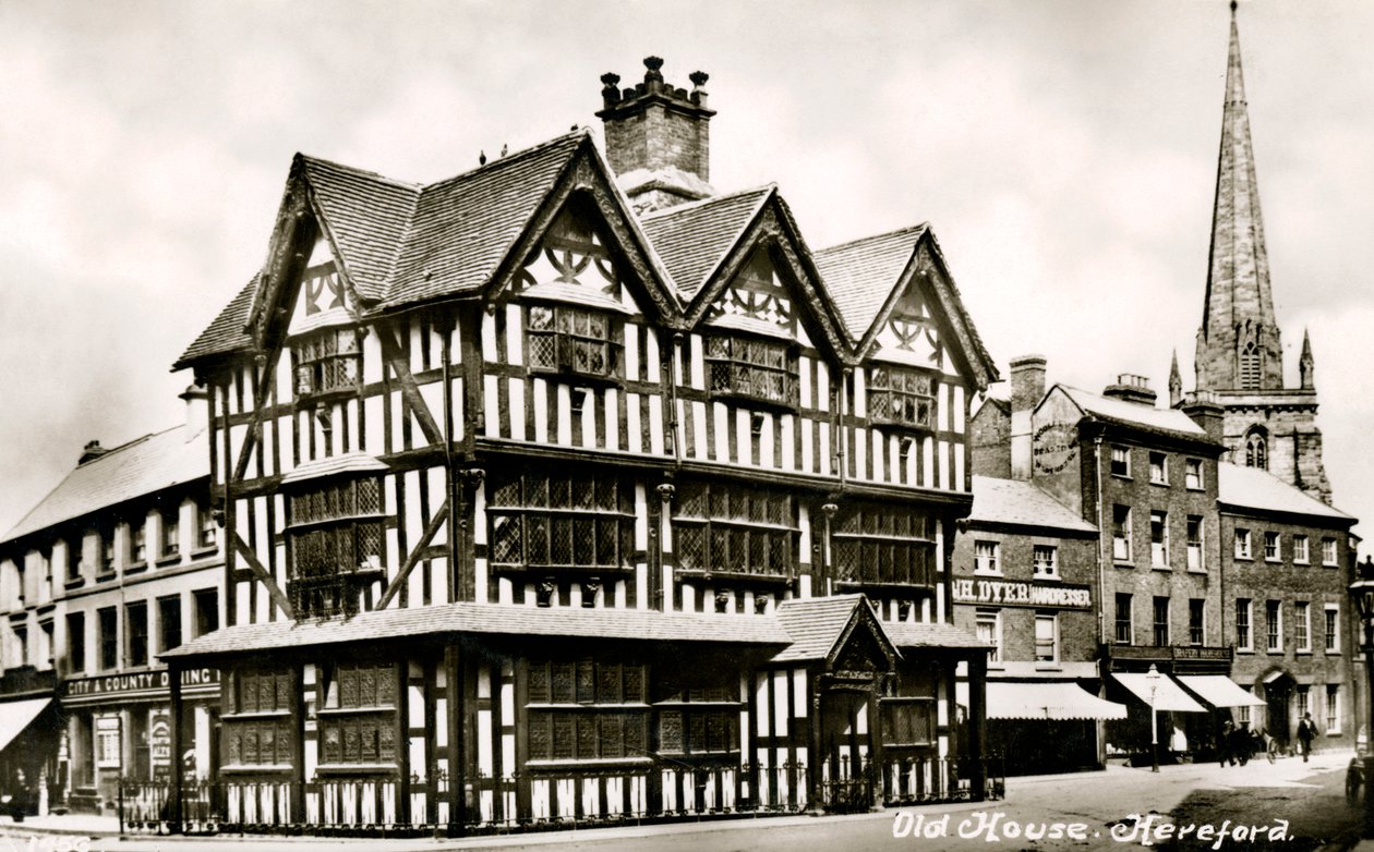 Vieille maison, Hereford, Herefordshire, début du 20e siècle - Unbekannt