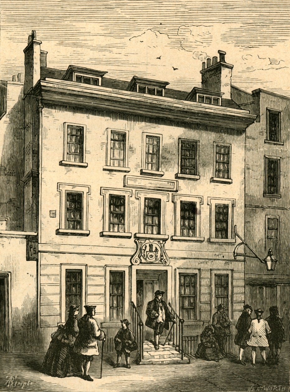 Vieille maison encore debout à Bolt Court, 1897 - Unbekannt