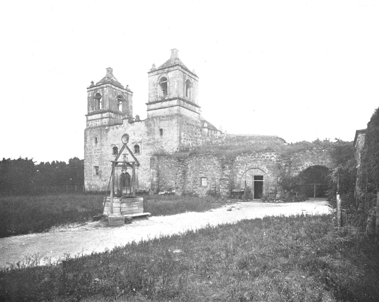 Ancienne mission espagnole, San Antonio, Texas, USA, vers 1900 - Unbekannt