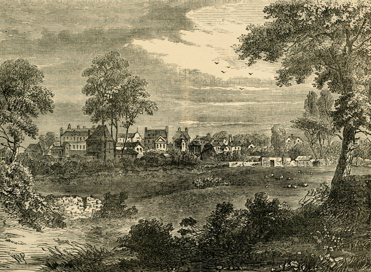 Ancienne Vue de Kensington, vers 1750, vers 1876 - Unbekannt