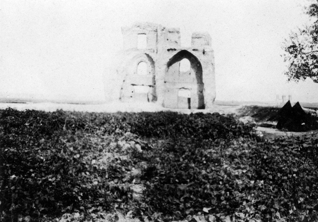 Vieille ruine sur les rives du Tigre, Mossoul, Mésopotamie, 1918 - Unbekannt