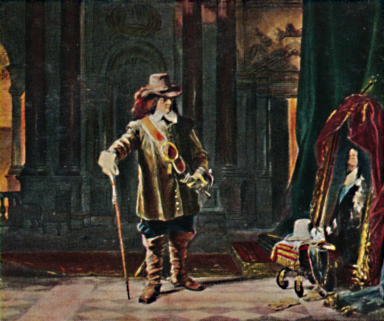 Oliver Cromwell 1599-1658. - Peinture de Schrader, 1934 - Unbekannt