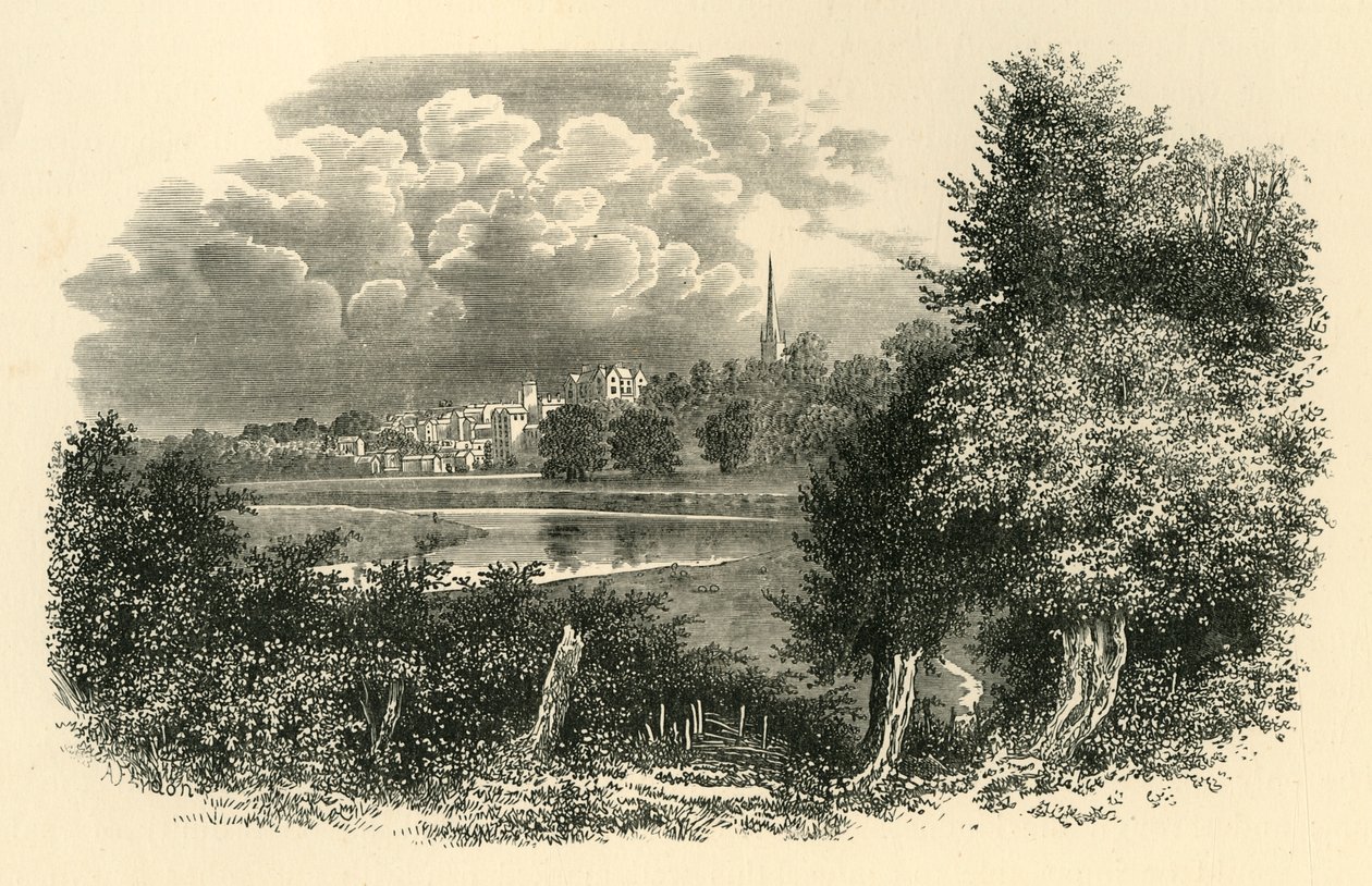 Sur la Wye, vers 1890 - Unbekannt