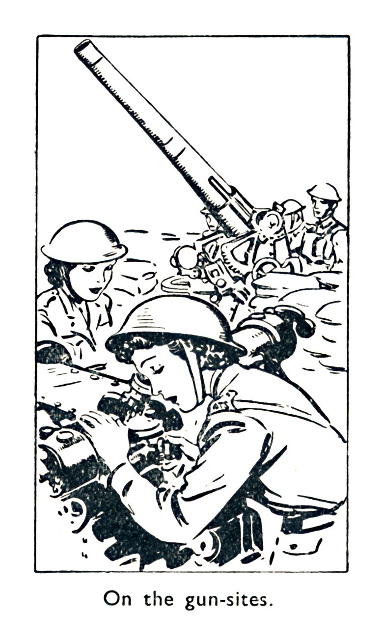Sur les sites de canons, 1940 - Unbekannt
