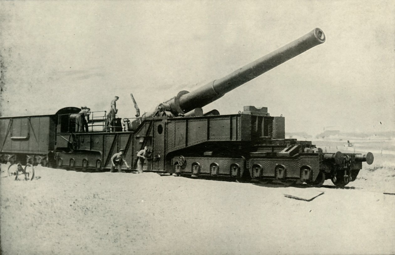 Un des canons britanniques monstres, 1919 - Unbekannt