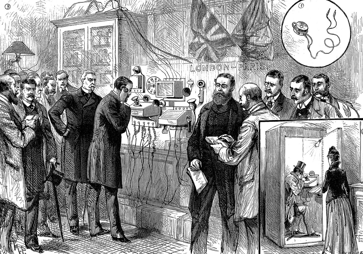 Ouverture de la ligne téléphonique anglo-française, 1891 - Unbekannt