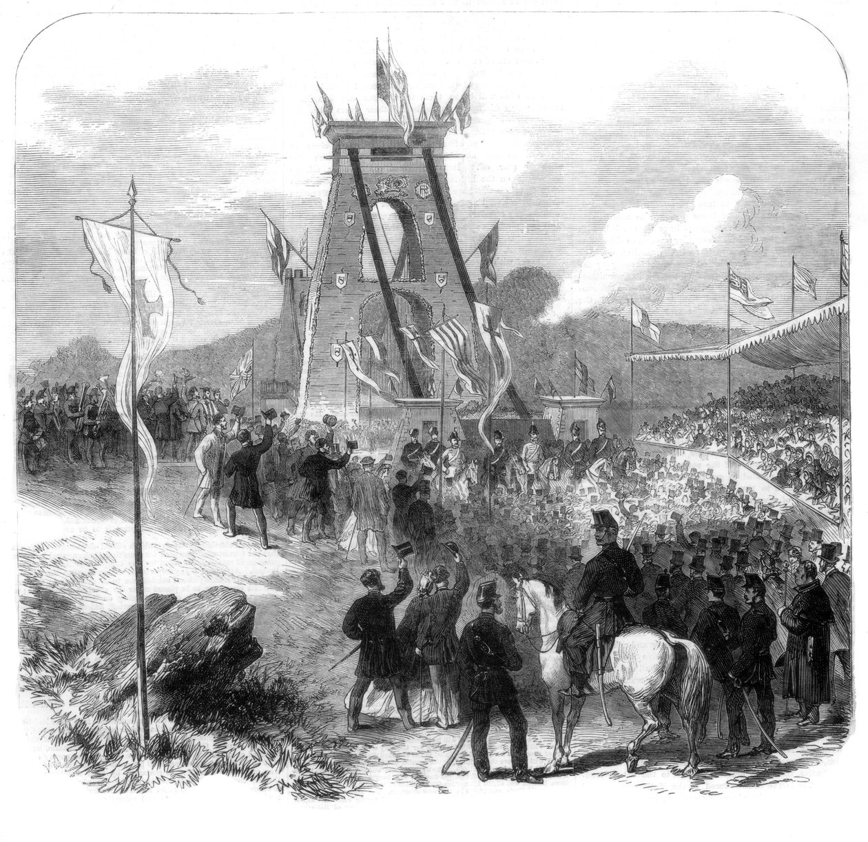 Ouverture du pont suspendu de Clifton, Bristol, 1864 - Unbekannt