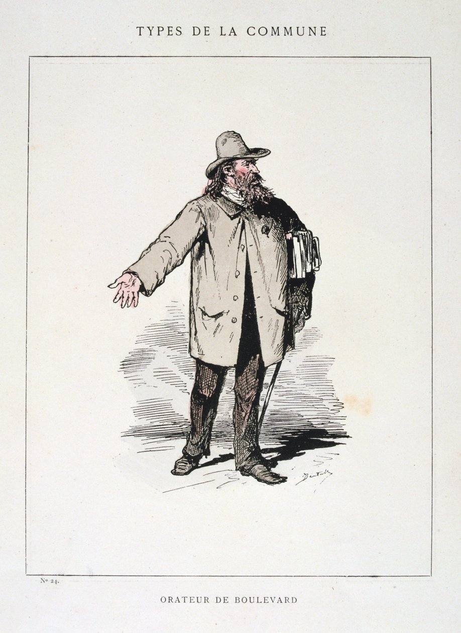 Orateur de Boulevard, Commune de Paris - Unbekannt
