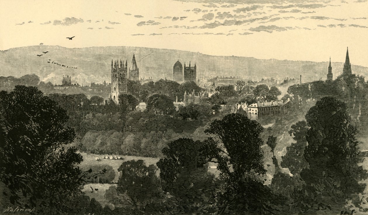 Oxford, depuis Headington Hill - Unbekannt