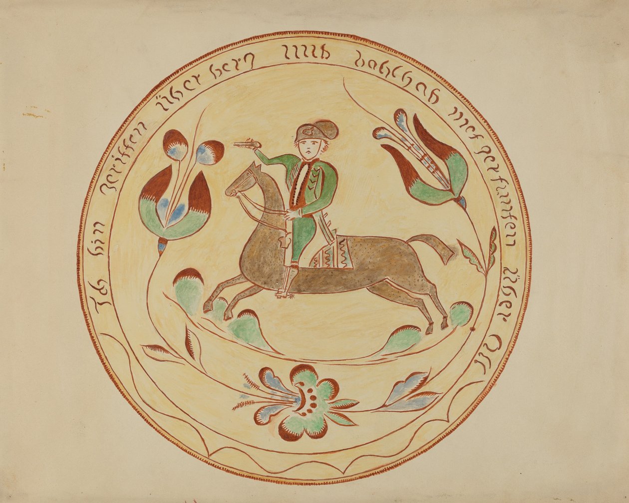 Assiette allemande de Pennsylvanie - Unbekannt