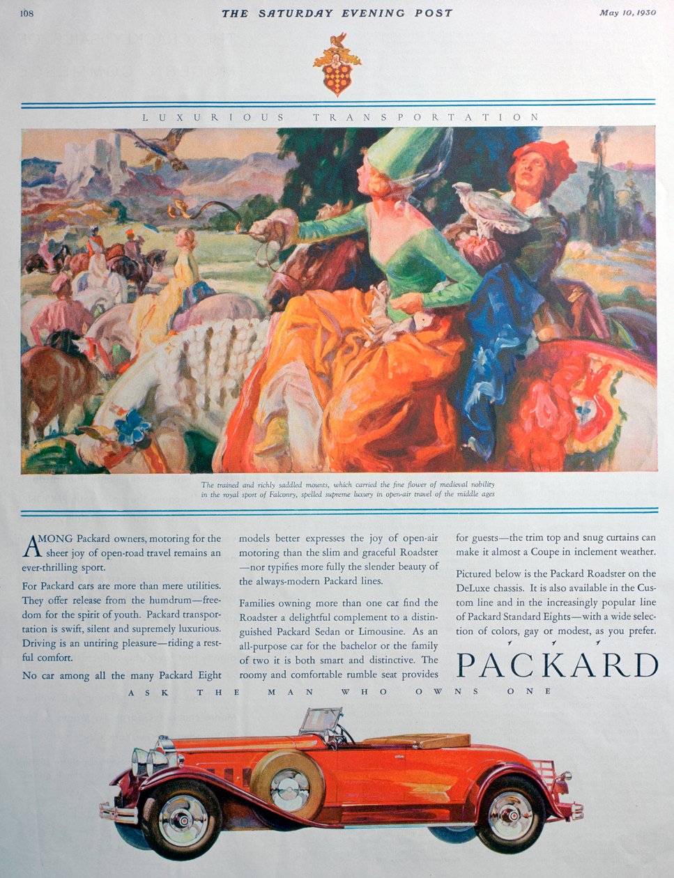 Publicité pour les voitures Packard, 1930 - Unbekannt