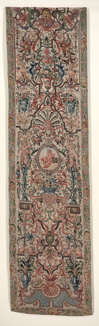 Paire de tentures de lit en broderie, vers 1690 - Unbekannt