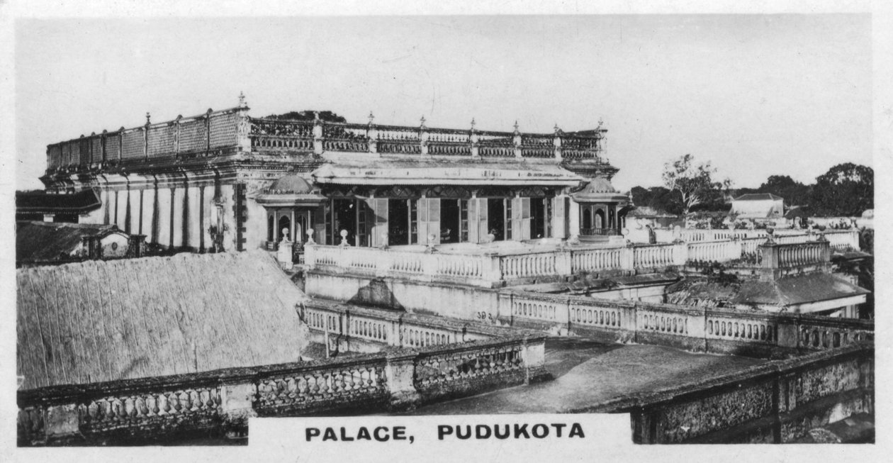 Palais, Pudukottai, Tamil Nadu, Inde, vers 1925 - Unbekannt