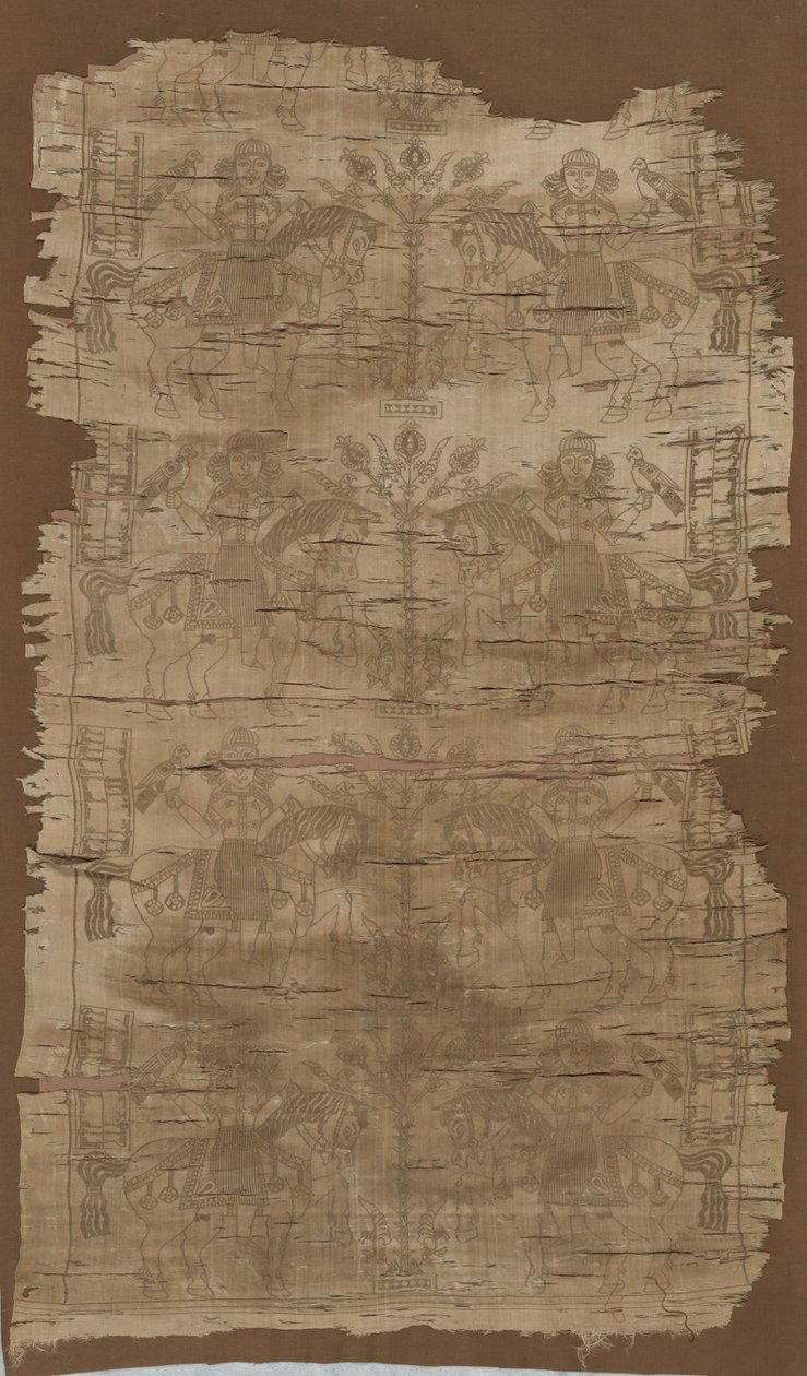 Panneau avec fauconniers, 1516-1955 - Unbekannt