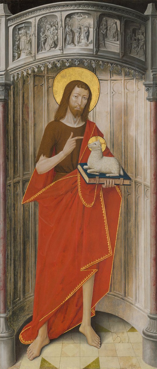 Panneaux du Grand Autel de la Chartreuse de Saint-Honoré, Thuison-les-Abbeville: Saint Jean - Unbekannt
