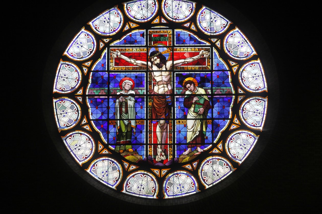 Paris, France. Église Notre-Dame-du-Rosaire. Vitrail, Paris, France - Unbekannt
