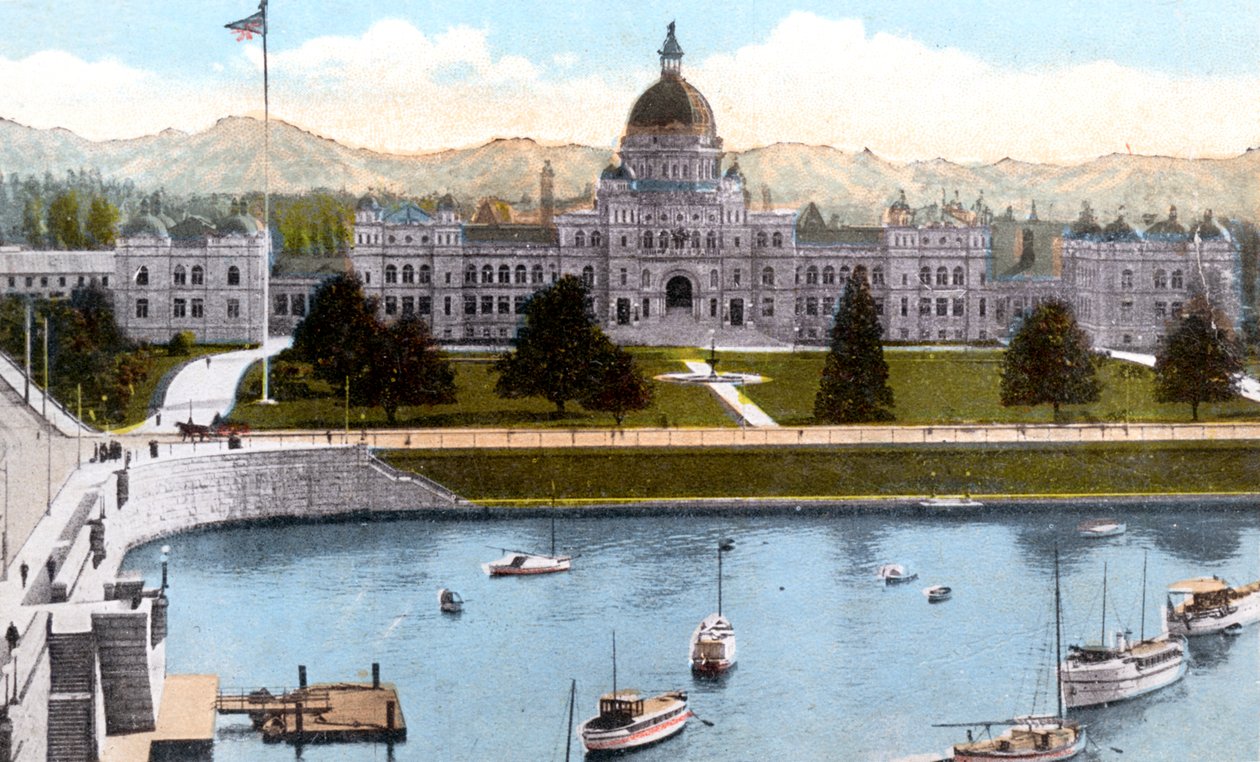 Bâtiments du Parlement, Victoria, Colombie-Britannique, Canada, c1900s - Unbekannt