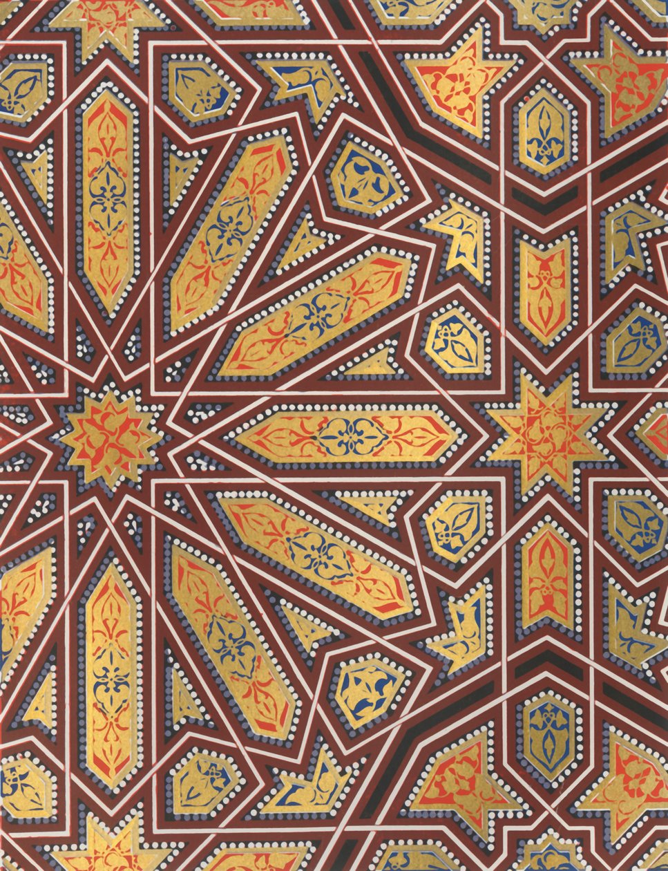 Partie du plafond du Portique de la Cour de l