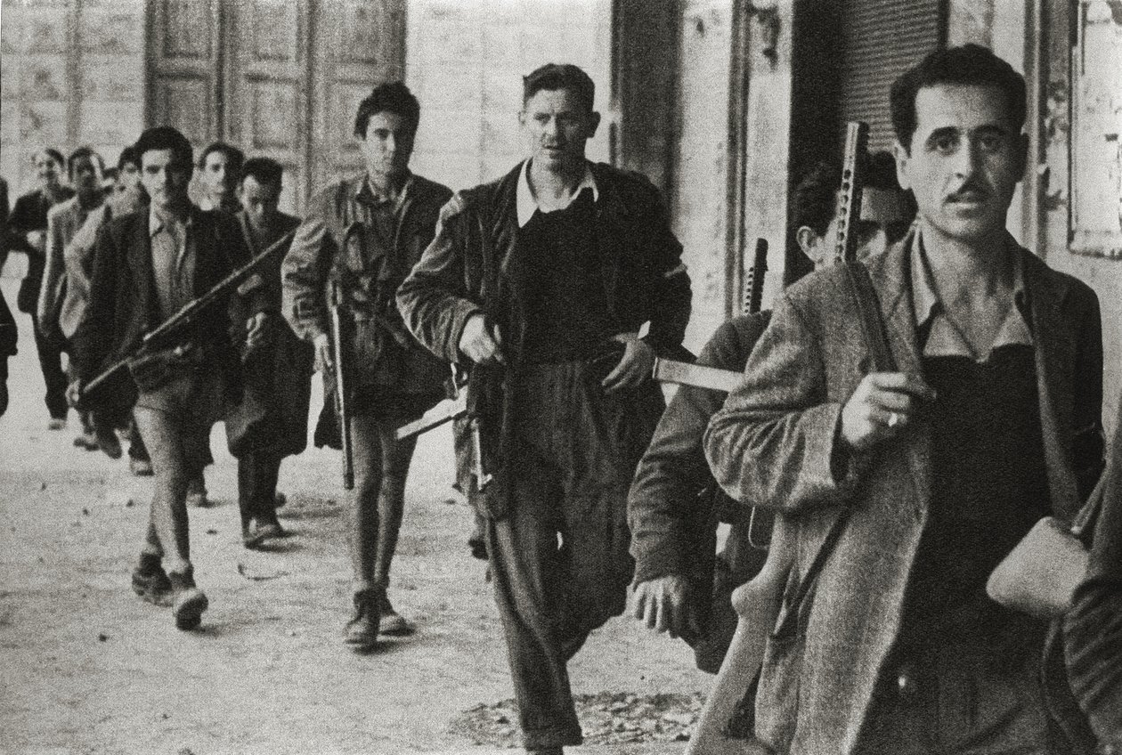 Partisans à Cesena, Émilie-Romagne, Italie, octobre 1944 (photo n/b) - Unbekannt