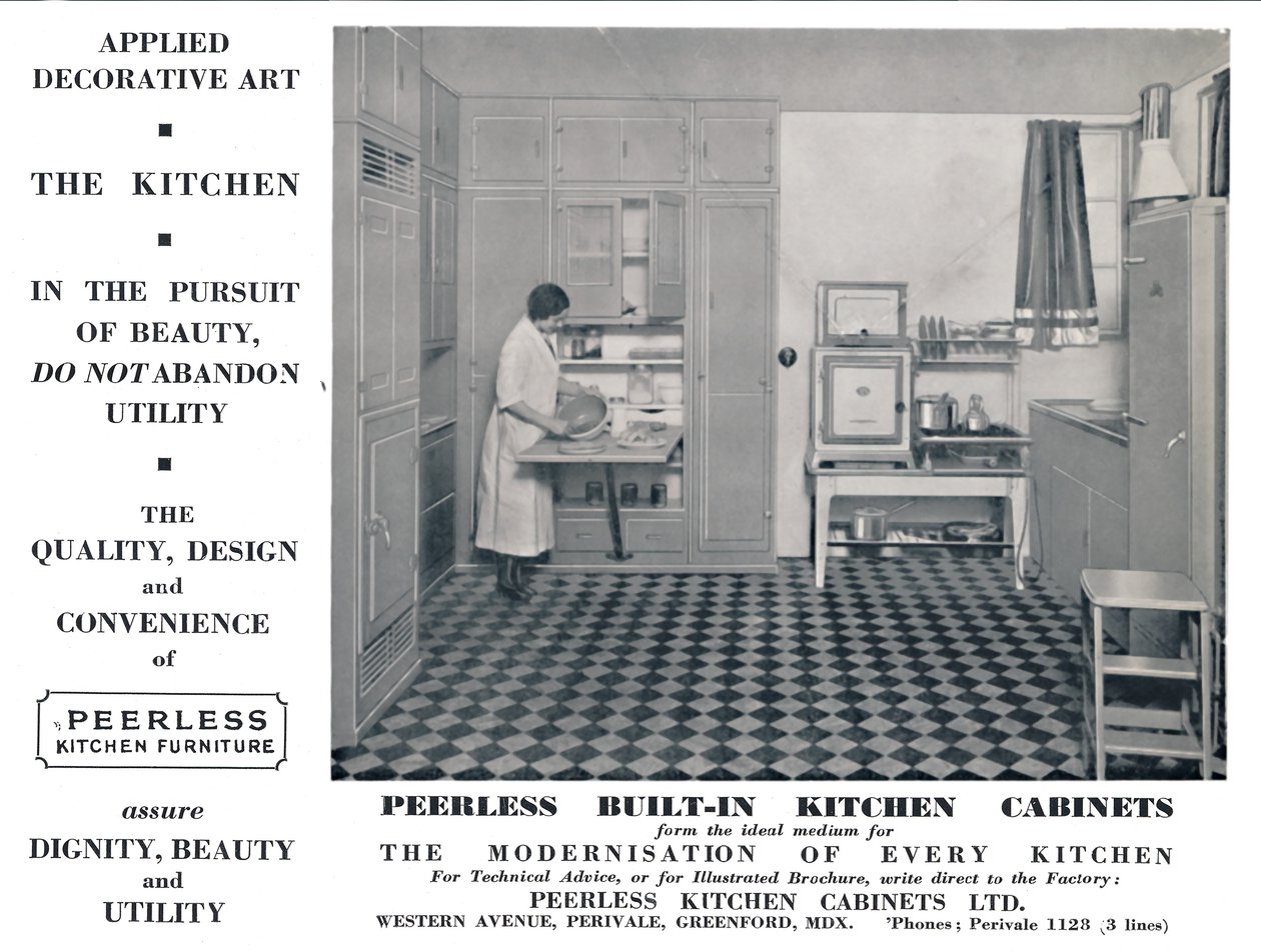 Armoires de cuisine intégrées Peerless, 1935 - Unbekannt