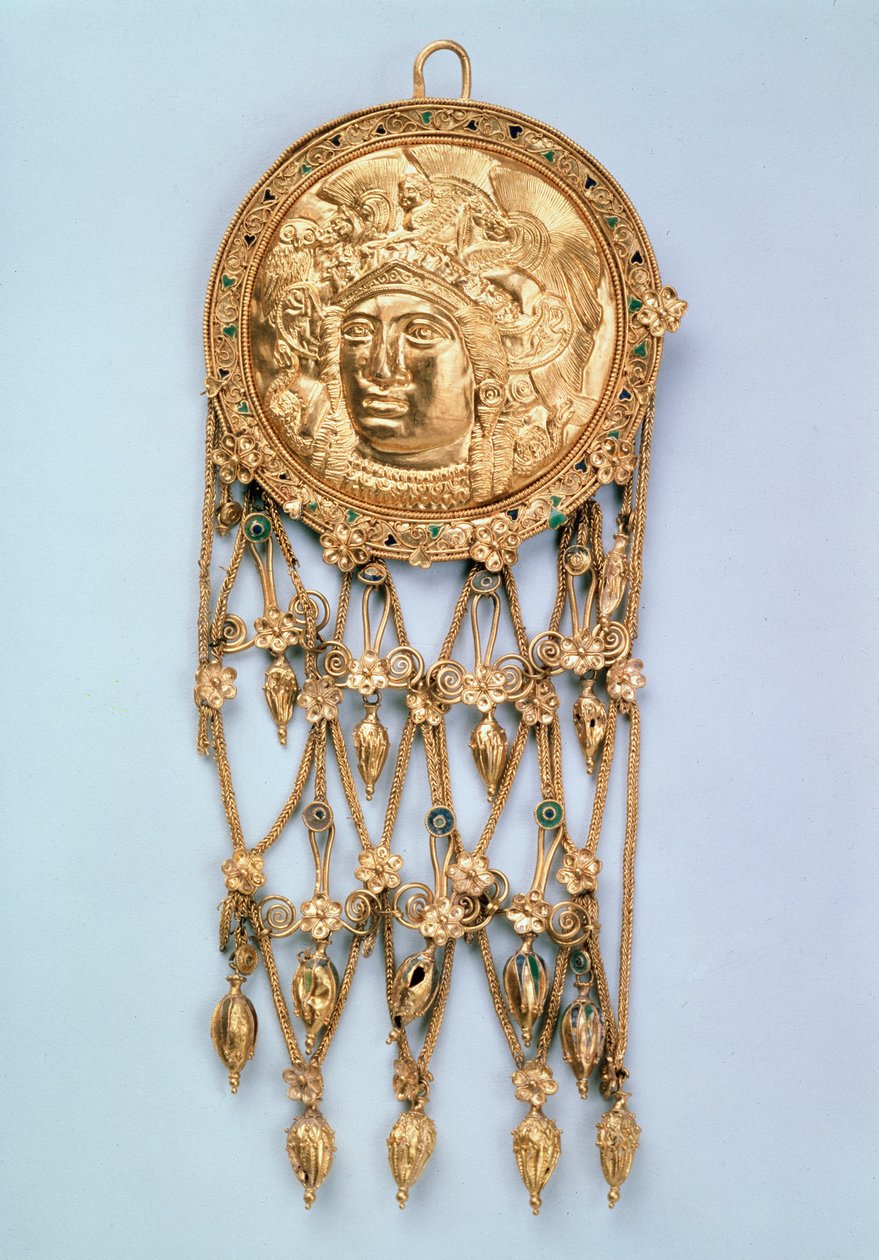 Pendentif avec tête d