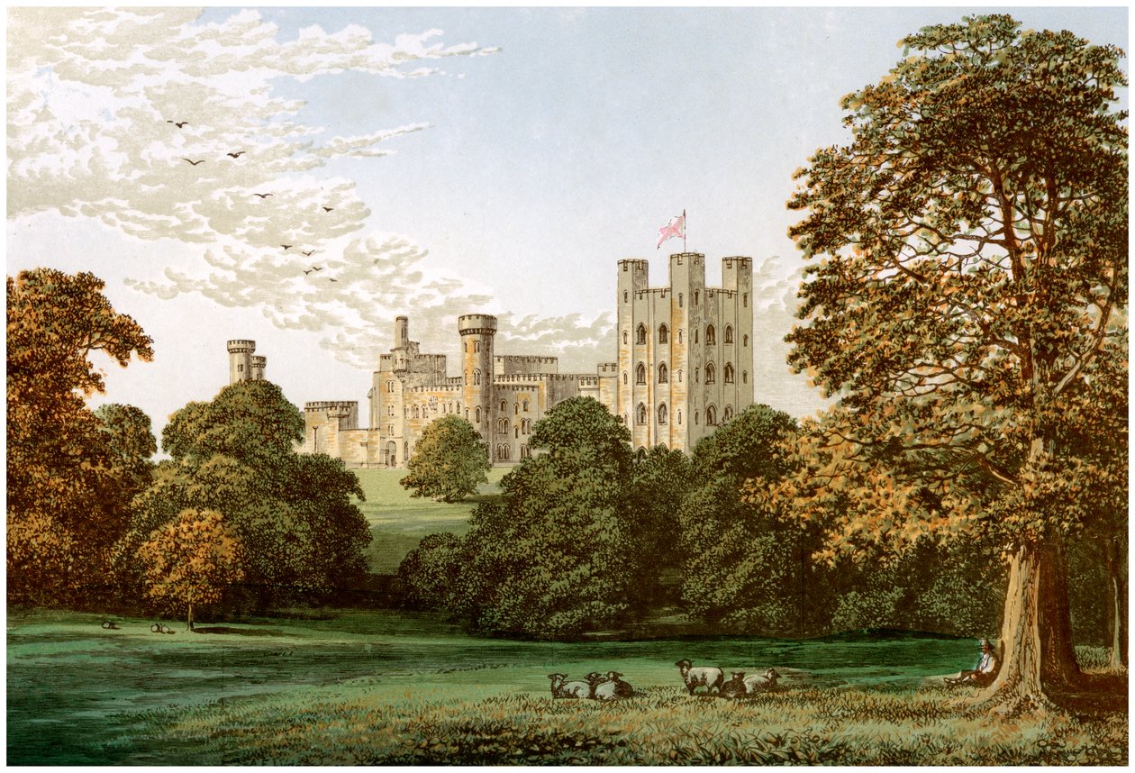 Château de Penrhyn, Caernarvonshire, Pays de Galles, maison de Lord Penrhyn, vers 1880 - Unbekannt