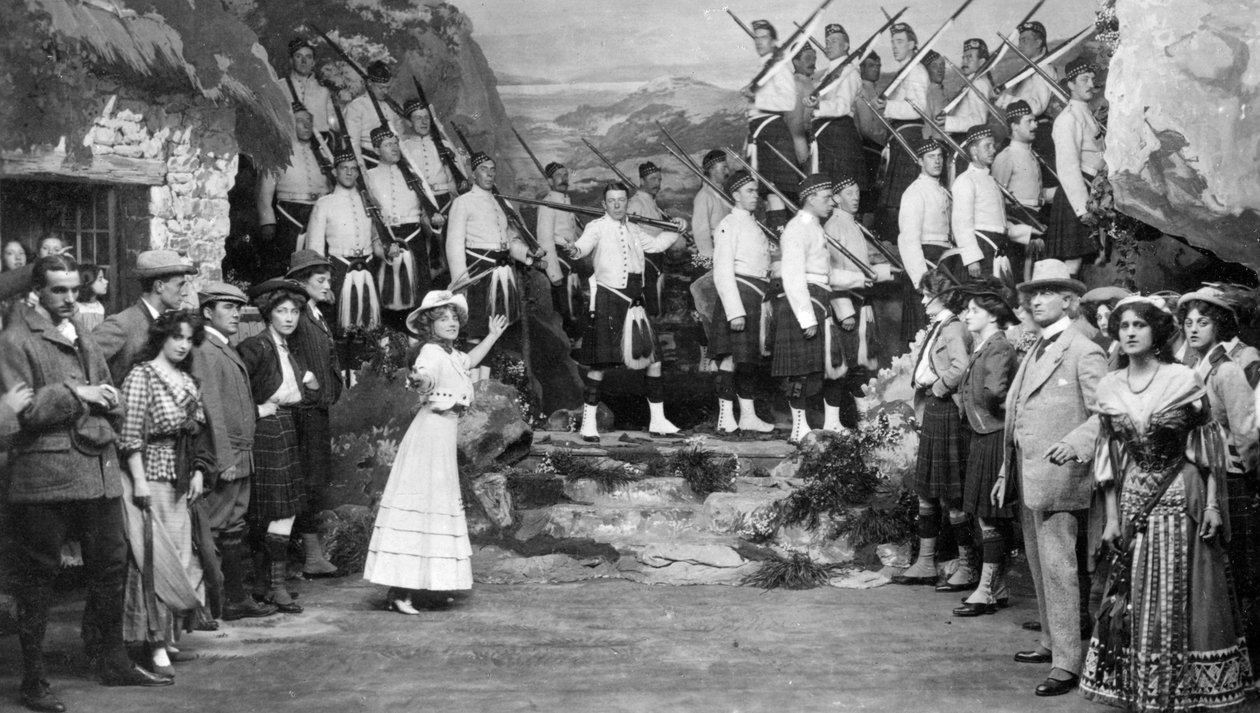Représentation de The Gay Gordons, vers 1907 - Unbekannt