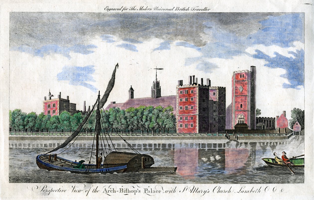 Vue en perspective du palais de l