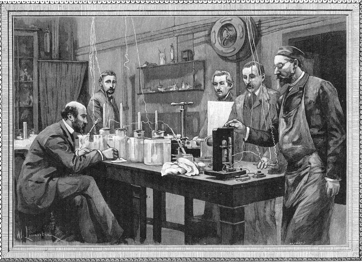 Laboratoire de recherche en physique à la Sorbonne, Paris 1895 - Unbekannt