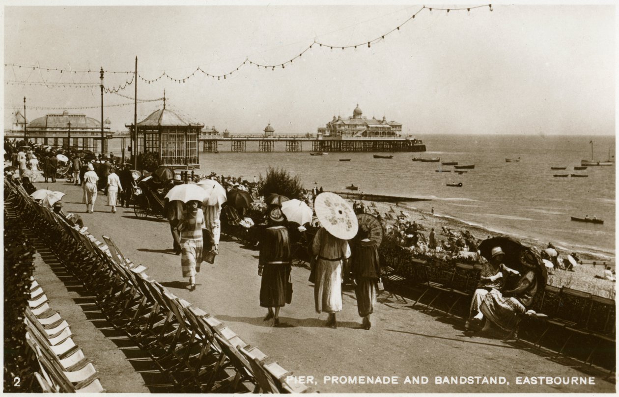Jetée, promenade et kiosque à musique, Eastbourne, Sussex - Unbekannt