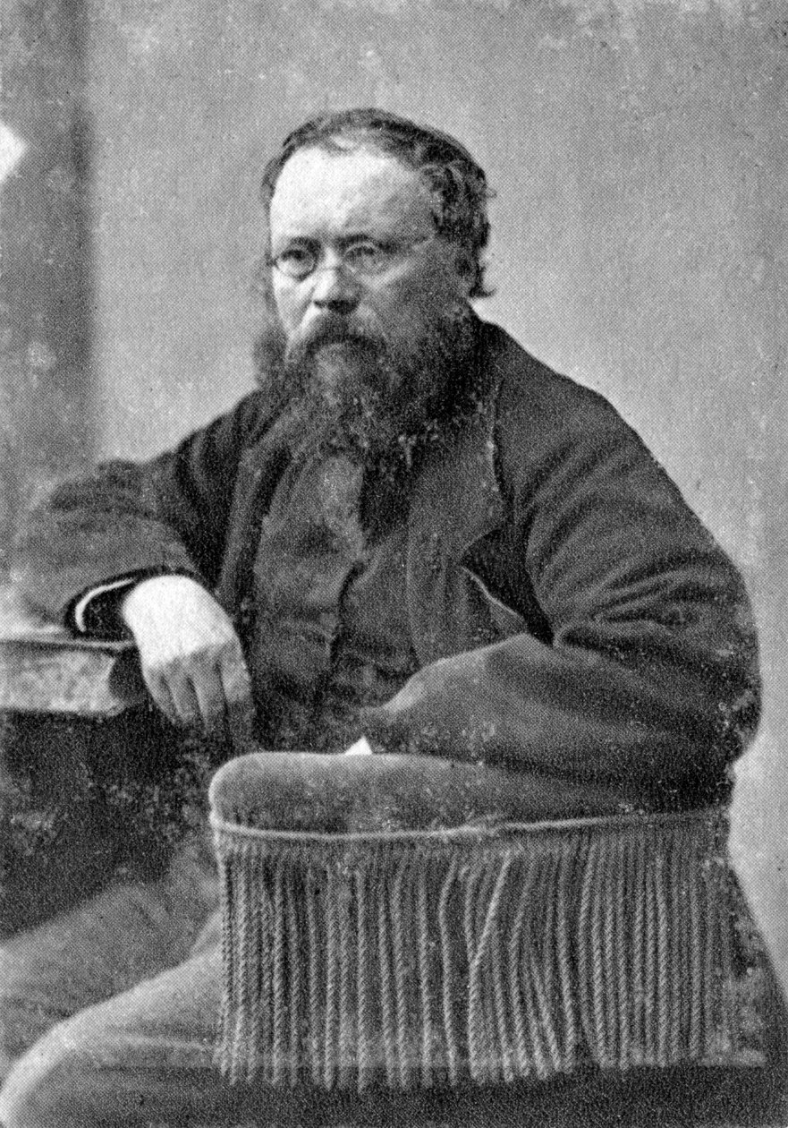 Pierre Joseph Proudhon, philosophe politique mutualiste français, vers 1845-1868 - Unbekannt