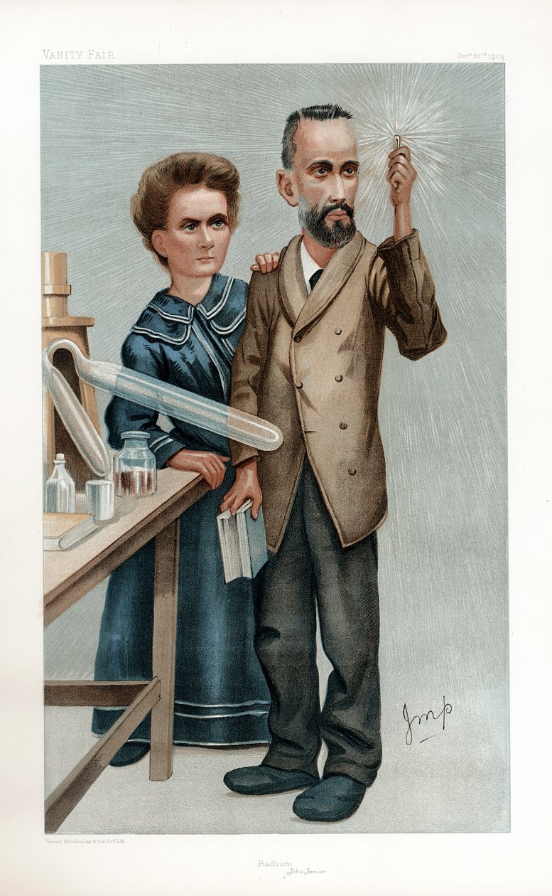 Pierre et Marie Curie, physiciens français, 1904 - Unbekannt
