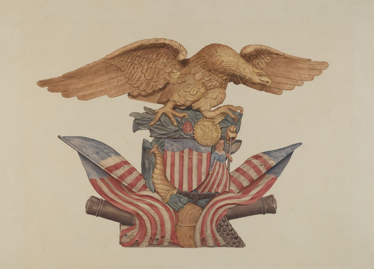 Ornement de pin aigle, 1935-1942 - Unbekannt