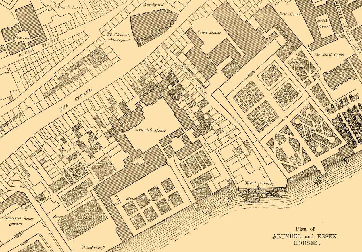Plan des maisons Arundel et Essex - Unbekannt